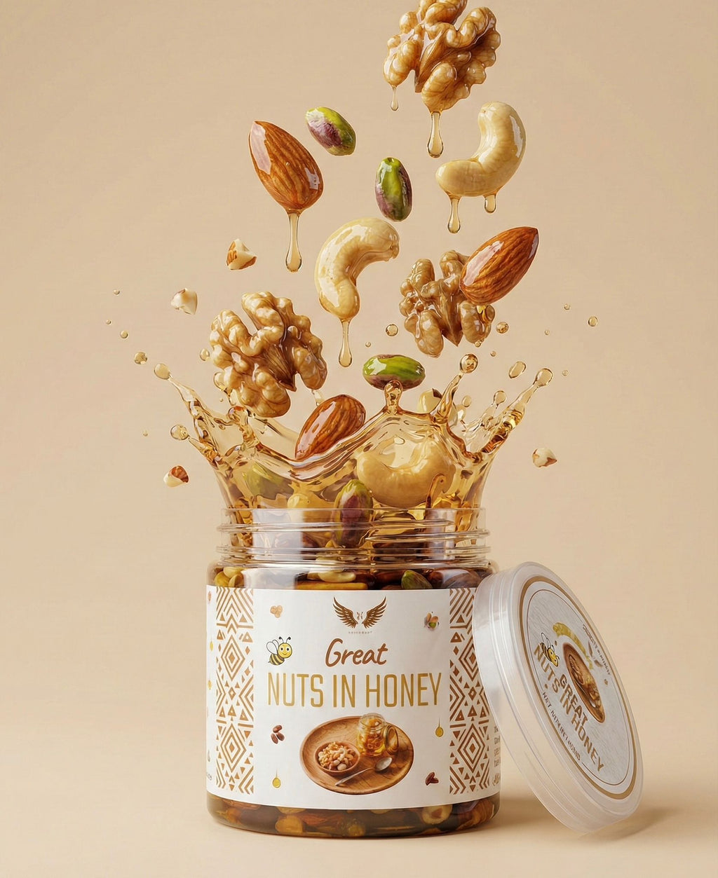 GREAT NUTS IN HONEY COMBO PACK ( 2 Bottles )