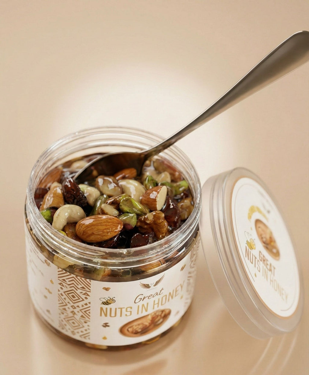GREAT NUTS IN HONEY COMBO PACK ( 2 Bottles )