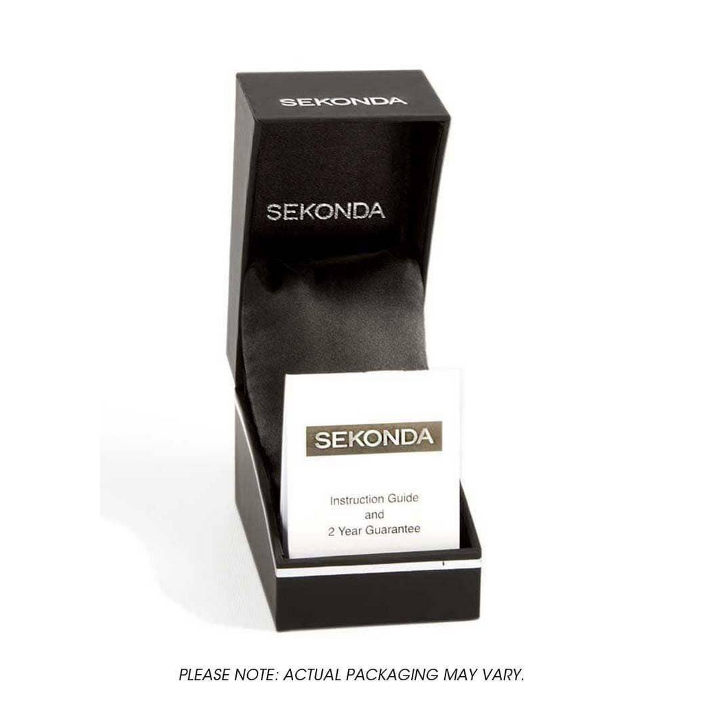 Sekonda Mens Sports Duel time Black Dial & Rubber Strap Watch-1037