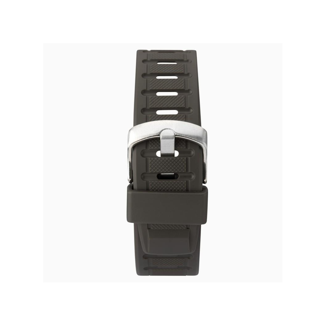 Sekonda Mens Sports Duel time Black Dial & Rubber Strap Watch-1037